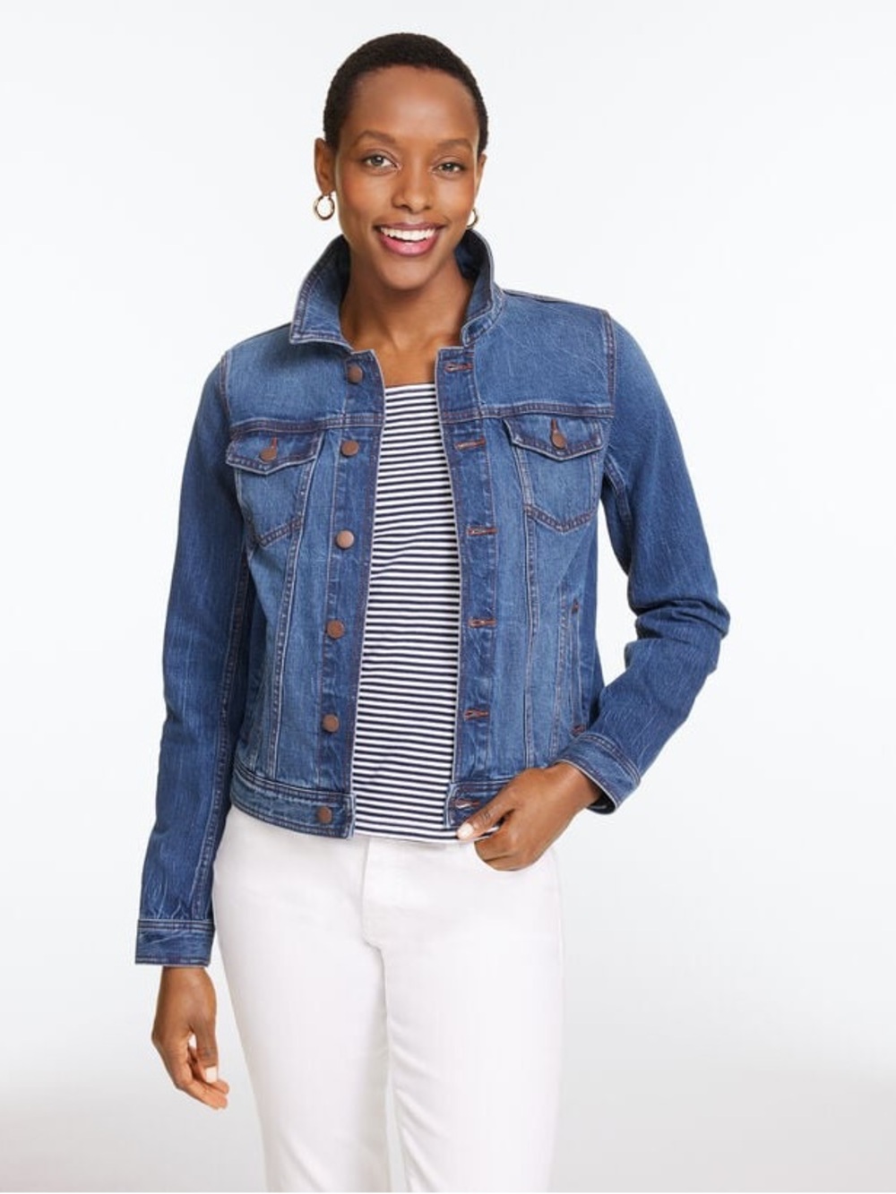 Talbots Classic Blue Denim Jacket